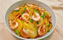 鲜到掉眉毛的夜开花煮虾干