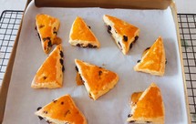 玉米粉桑葚干蔓越莓司康