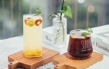 【东菱乐萃杯】山楂百香果茶+气泡酒咖啡