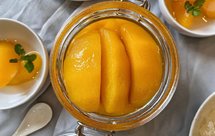 无添加自制黄桃罐头安全健康