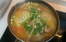 超好喝蒲瓜（夜开花）笋丝排骨汤