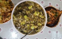 夜开花蚕豆雪菜羹