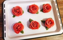 桃山皮玫瑰花月饼