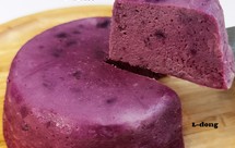 低卡•无敌简单微波炉‼️紫薯酸奶蛋糕