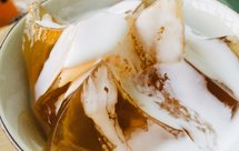 广式自创甜品甘蔗马蹄果冻