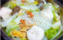虾干腐竹牛筋丸芝心丸白菜粉丝