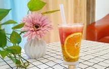 N种鲜榨果汁家庭版（夏日饮品/百搭的百香果、益力多）