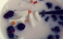 【零厨艺桑葚年糕羹】