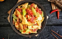 ㊙️腊味‼️冬笋莴苣炒腊肠‼️美味家常