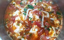 鸡蛋柿子蘑菇汤