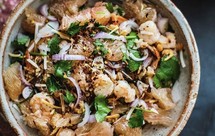 泰式柚子虾仁沙拉