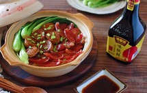 一连好几碗的杏鲍菇腊味煲仔饭