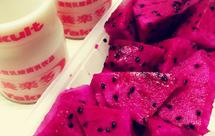 养乐多火龙果汁～