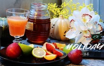 李子果汁.夏日里的小美好