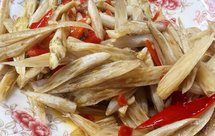 泡椒炒藕带（藕心菜）