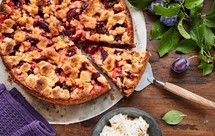 工序减半但口感惊艳的——肉桂李子蛋糕/Zwetschgenkuchen mit Zimtstreuseln