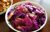 醋溜紫甘蓝