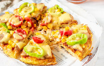 平底锅快手减脂餐｜ 无面粉！卷心菜披萨