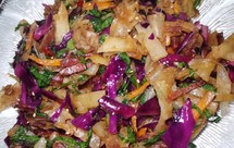 不变黑的紫甘蓝快手炒饼