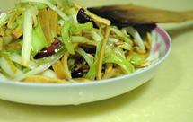 韭黄炒豆干