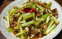 韭黄肉丝