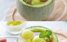 清凉蜜瓜茉莉花茶冻碗️【北鼎养生壶食谱】