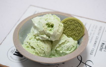 抹茶青梅奥利奥冰淇淋