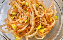 韩式拌黄豆芽