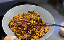 三文鱼泡菜炒饭