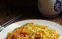 包菜炒粉丝~粉丝Q弹不黏连