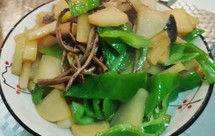 【家常】茶树菇炖白萝卜