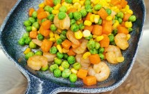 虾仁玉米豌豆粒