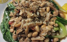 罐头黄花鱼炒油麦菜