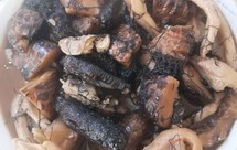 花菇海参扣鹅掌