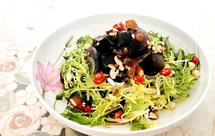 凉拌杏仁苦菊松花蛋