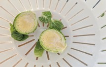 猪油烤孢子甘蓝/小卷心菜