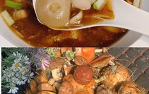 松蘑肉汤，是我们家公认最鲜美的汤