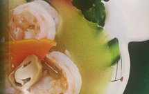 黄瓜虾仁竹荪汤