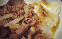 日式寿喜牛肉盖浇饭