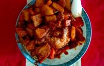 南洋咖喱盖浇饭——重口版