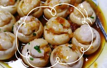 新年家宴请客一定要做的菜虾滑版口蘑～很好吃哦