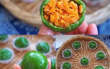 蛋黄肉松青团（菠菜泥版）
