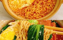 好吃到一滴汤汁都不能放过～酸汤泡面