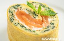 【酸奶菠菜三文鱼卷】0油0糖还这么好吃！