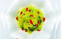 万绿丛中点点红（凉拌枸杞莴笋丝）有颜有味的快手凉拌菜！营养减脂！春节必备！