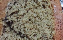 100%全麦粉（不是全麦面包粉）面包，小熊面包机版