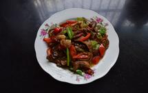 素炒野生牛肝菌