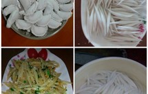 粘米粉角仔（蒸），老鼠粄、银针粉