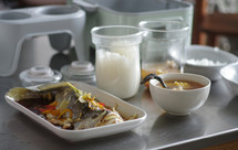 清蒸黄花鱼+蒸米饭+灵芝玉米鸡肉炖盅【12月北鼎蒸炖锅食谱】