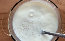 奶茶店的牛奶西米露